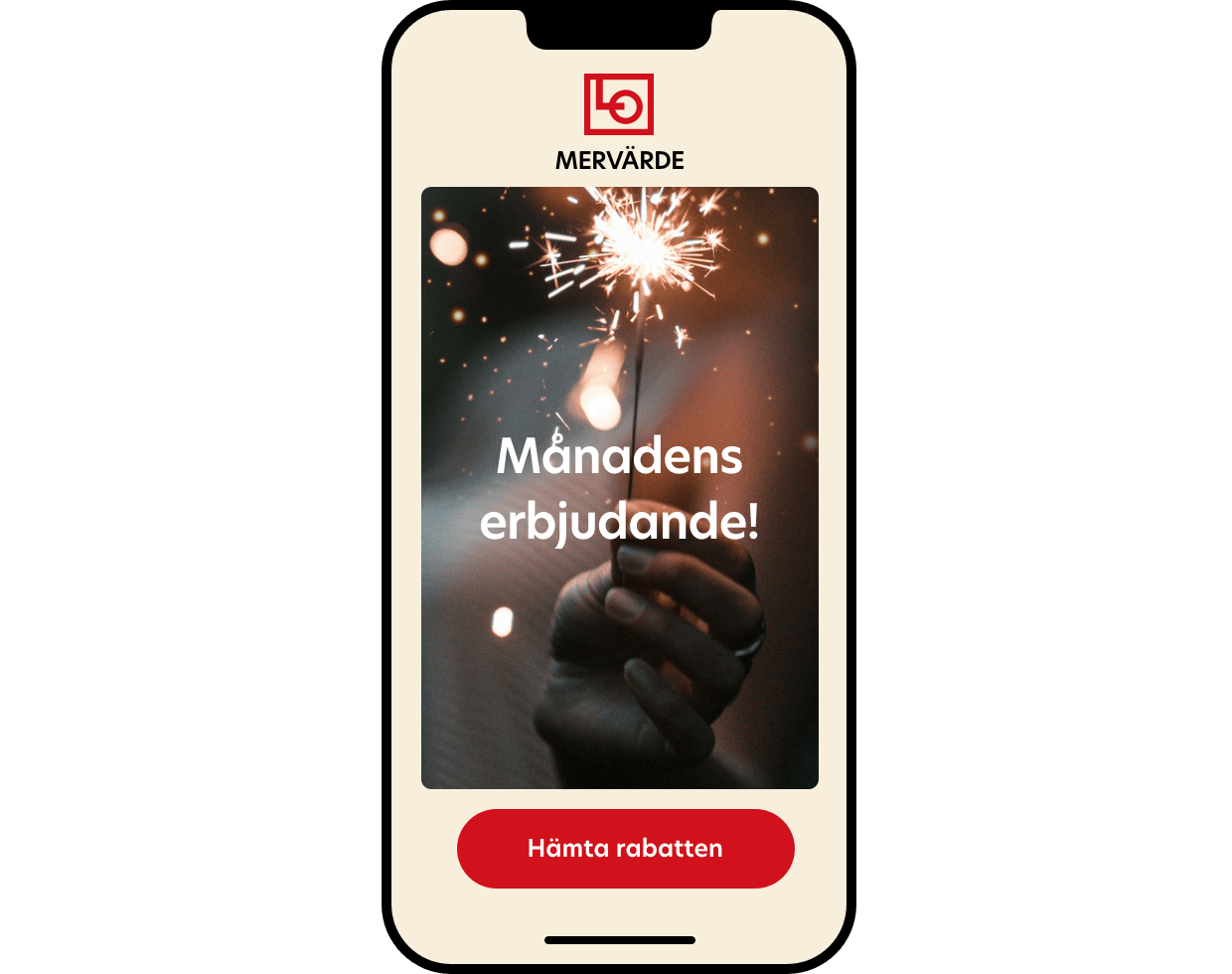 Telefon med månadens erbjudande